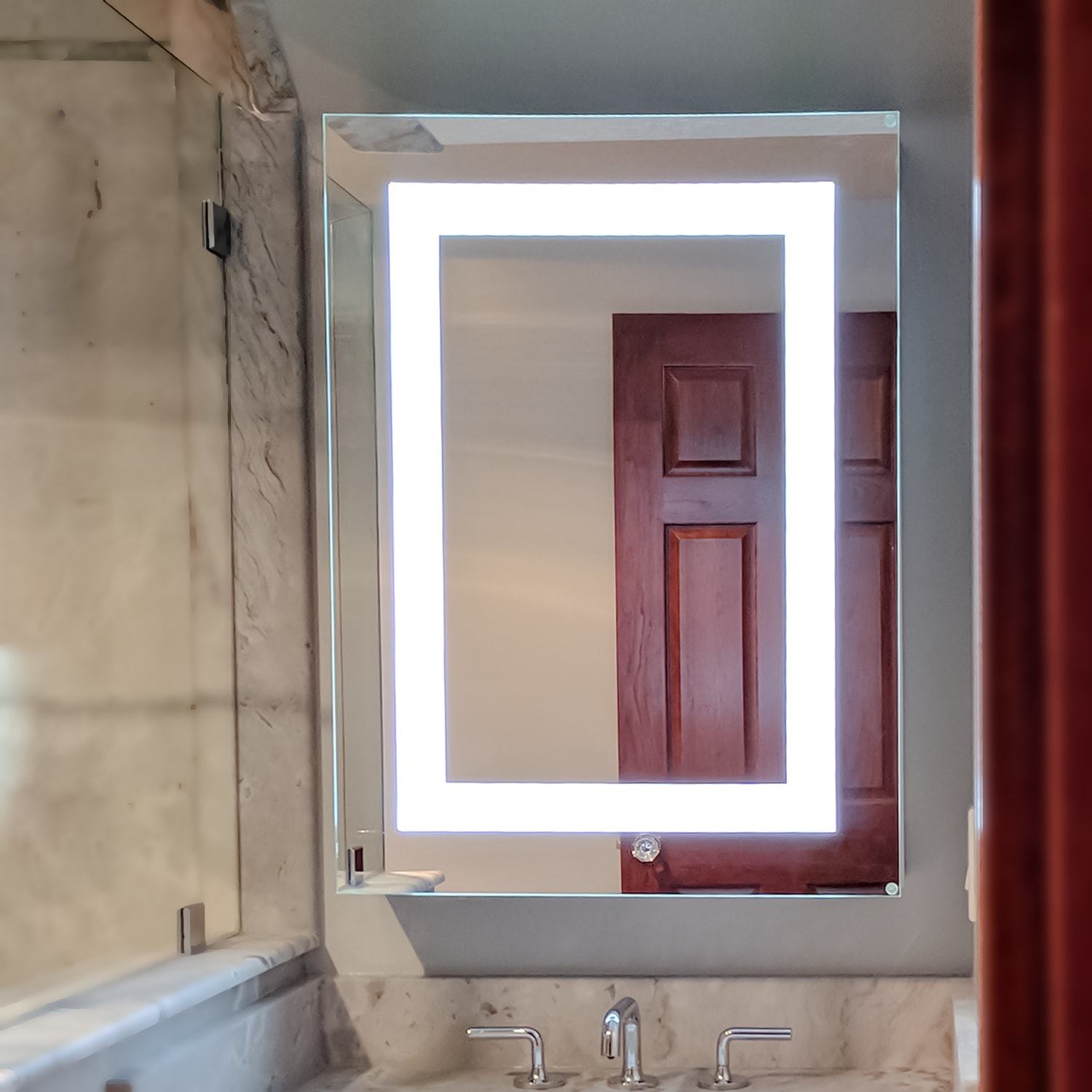 Shop SurfaceMounted LED Medicine Mirrors & Marble
