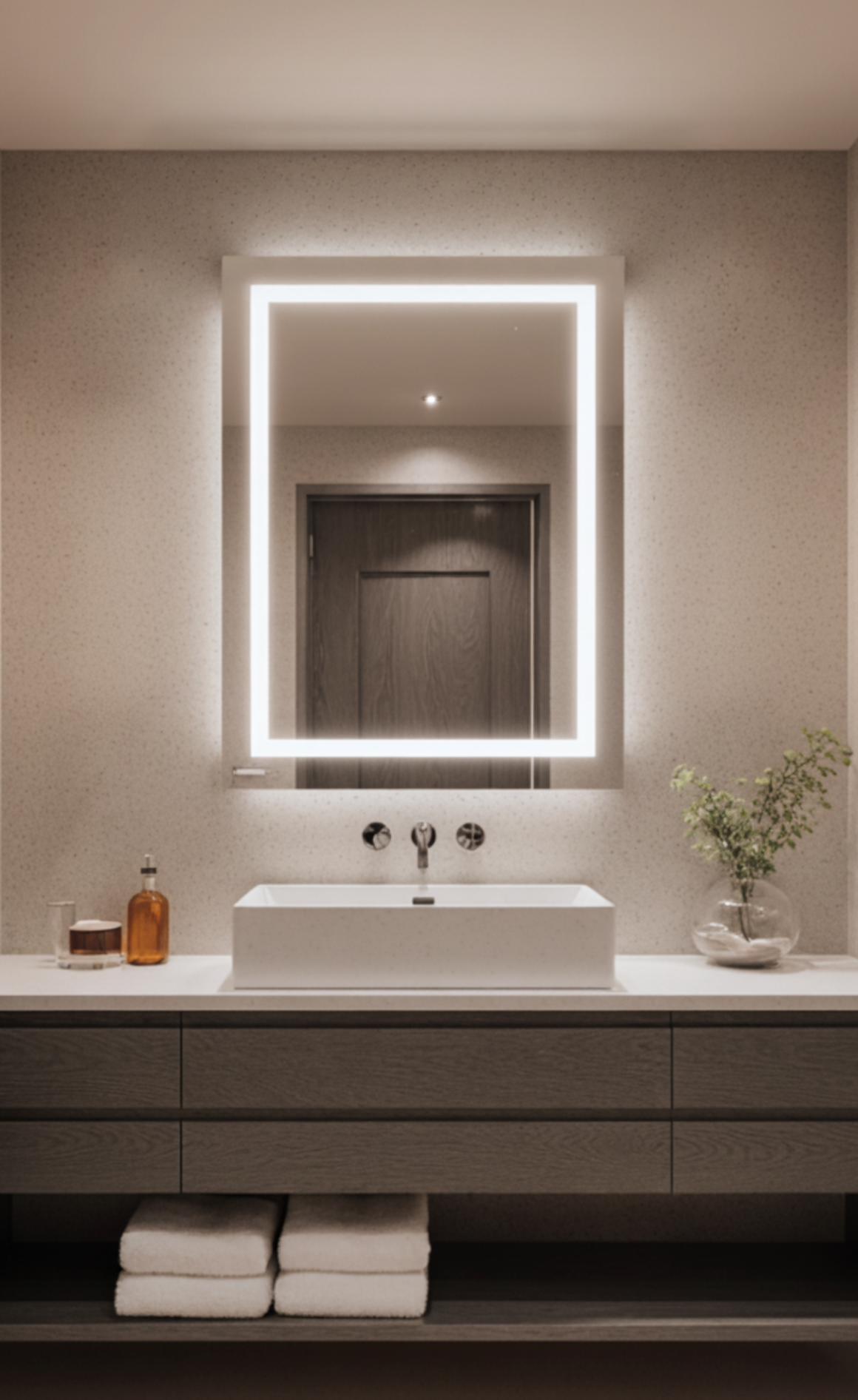 LED Mirror (Front-Lighted) 24" x 40"