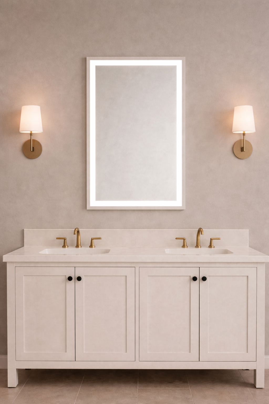 LED Mirror (Front-Lighted) 24" x 40"