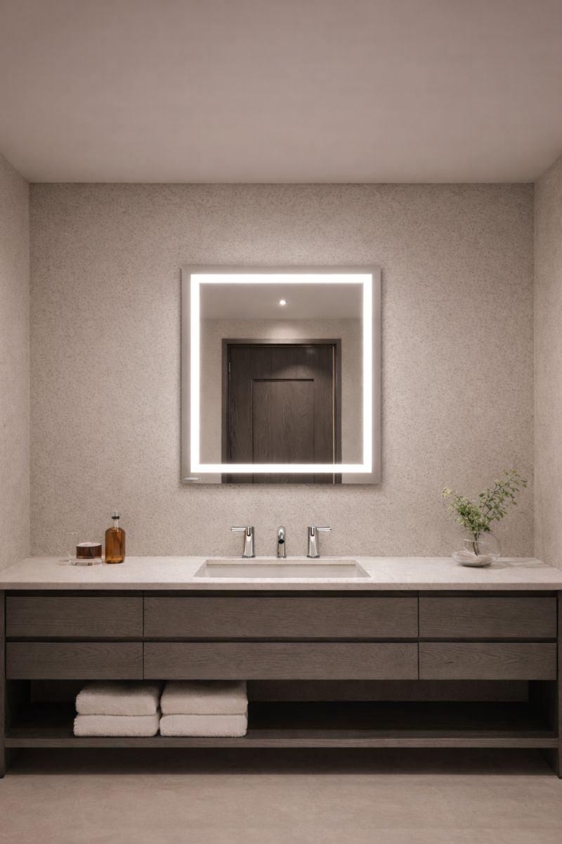 LED Mirror (Front-Lighted) 32" x 32"