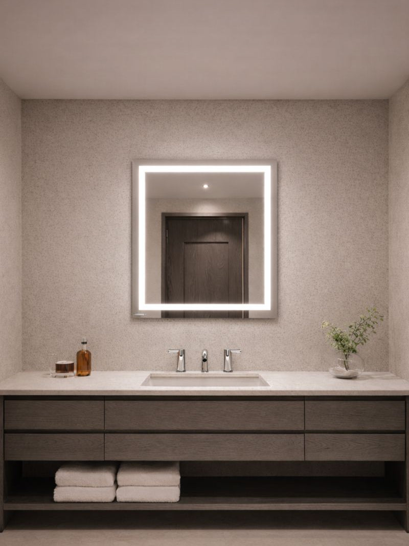 LED Mirror (Front-Lighted) 24" x 24"