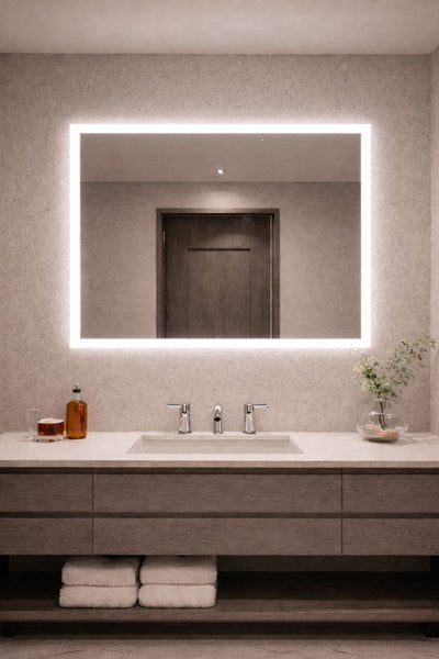 LED Mirror (Side-Lighted) 60" x 36" | 2-Piece