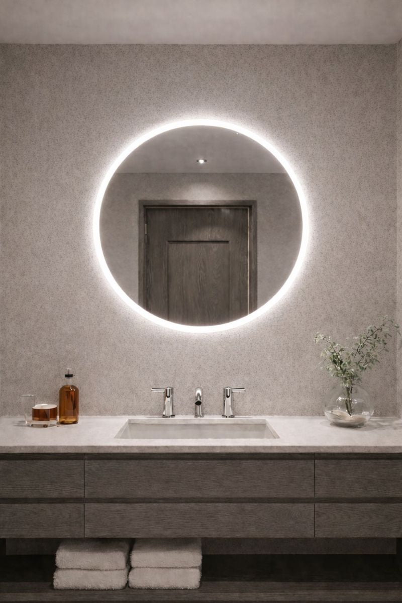 LED Mirror (Side-Lighted Round) 44" x 44"