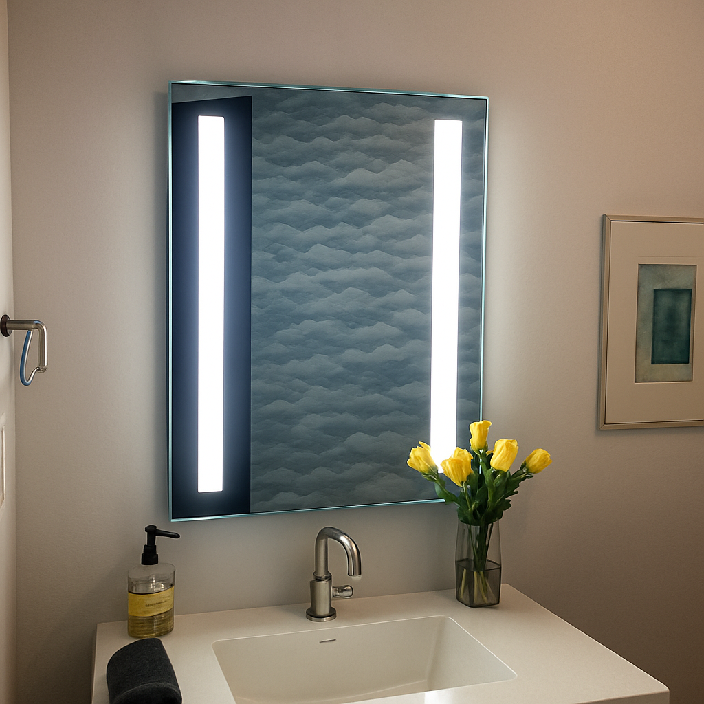 Lincoln Front-Lit Bars Mirror 24" x 32" 2 Piece #inspo