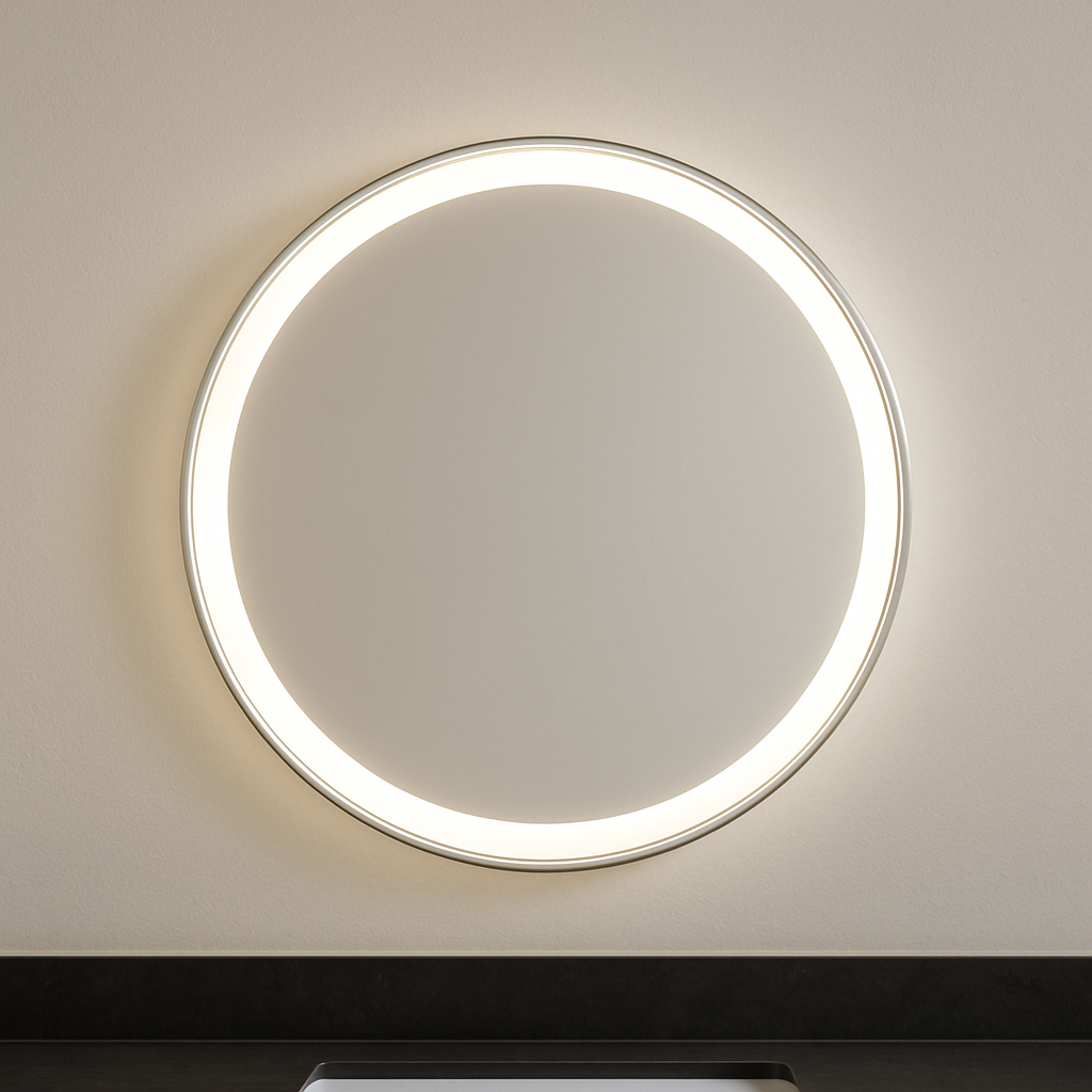 Largo • Front-Lit Round Mirror • 24" Round • 1 Piece