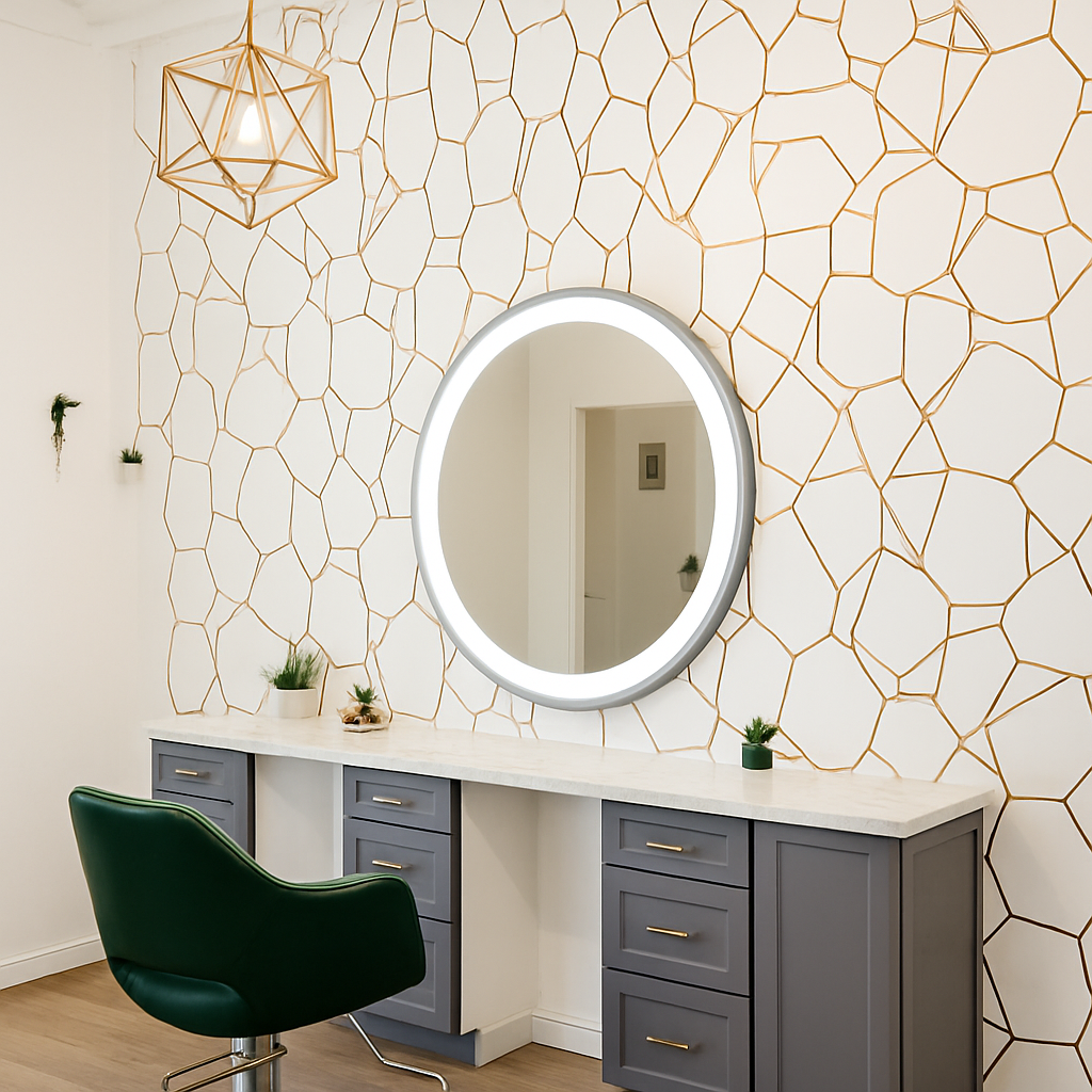 Largo • Front-Lit Round Mirror • 32" Round • 1 Piece