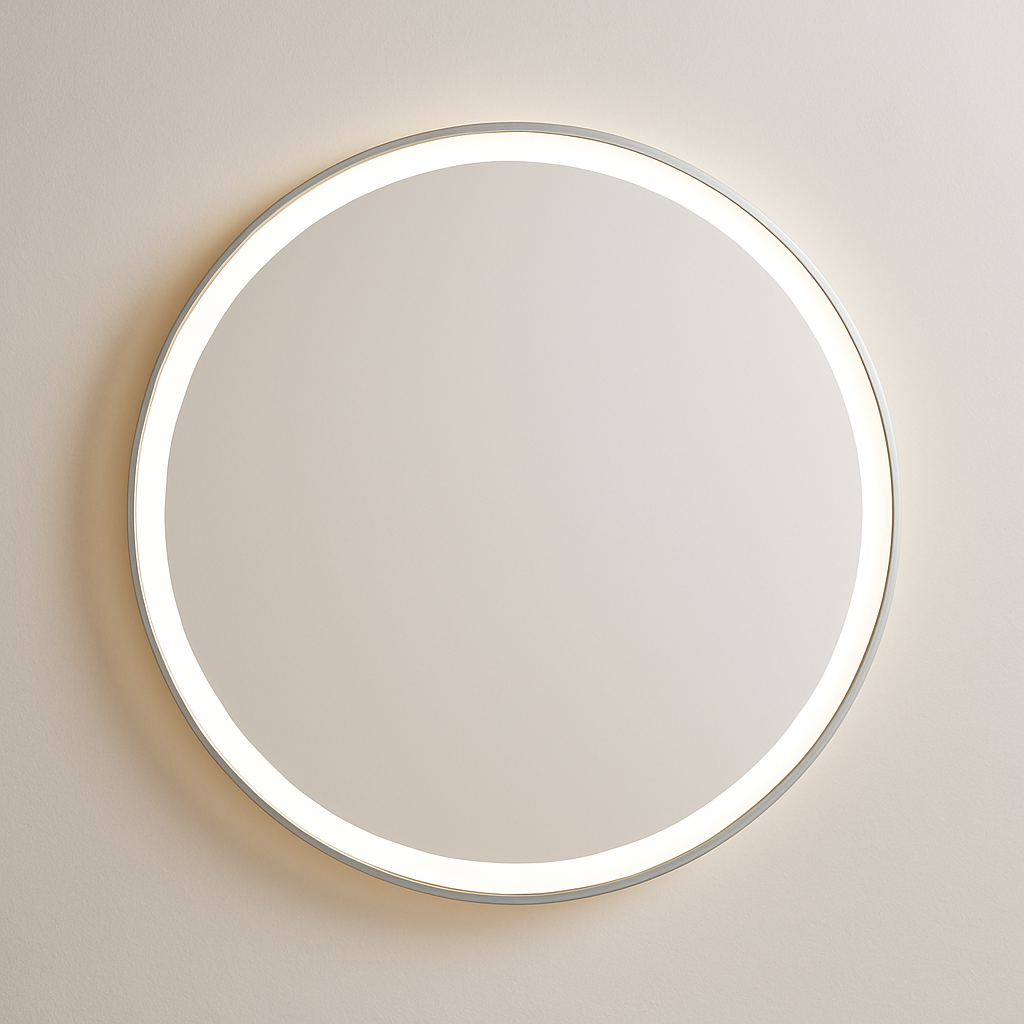Largo • Front-Lit Round Mirror • 48" Round • 1 Piece