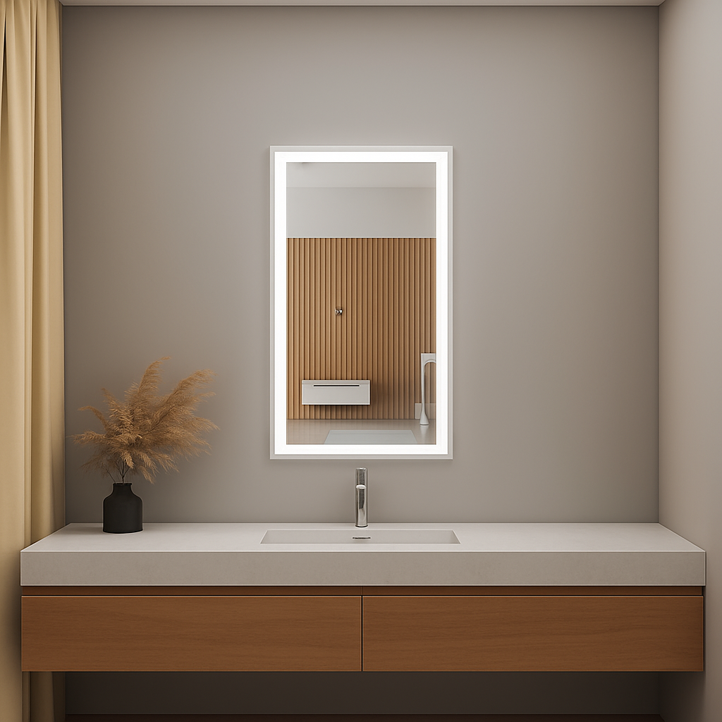 Liberty • Front-Lit Mirror • 24" x 48" • 2 Piece