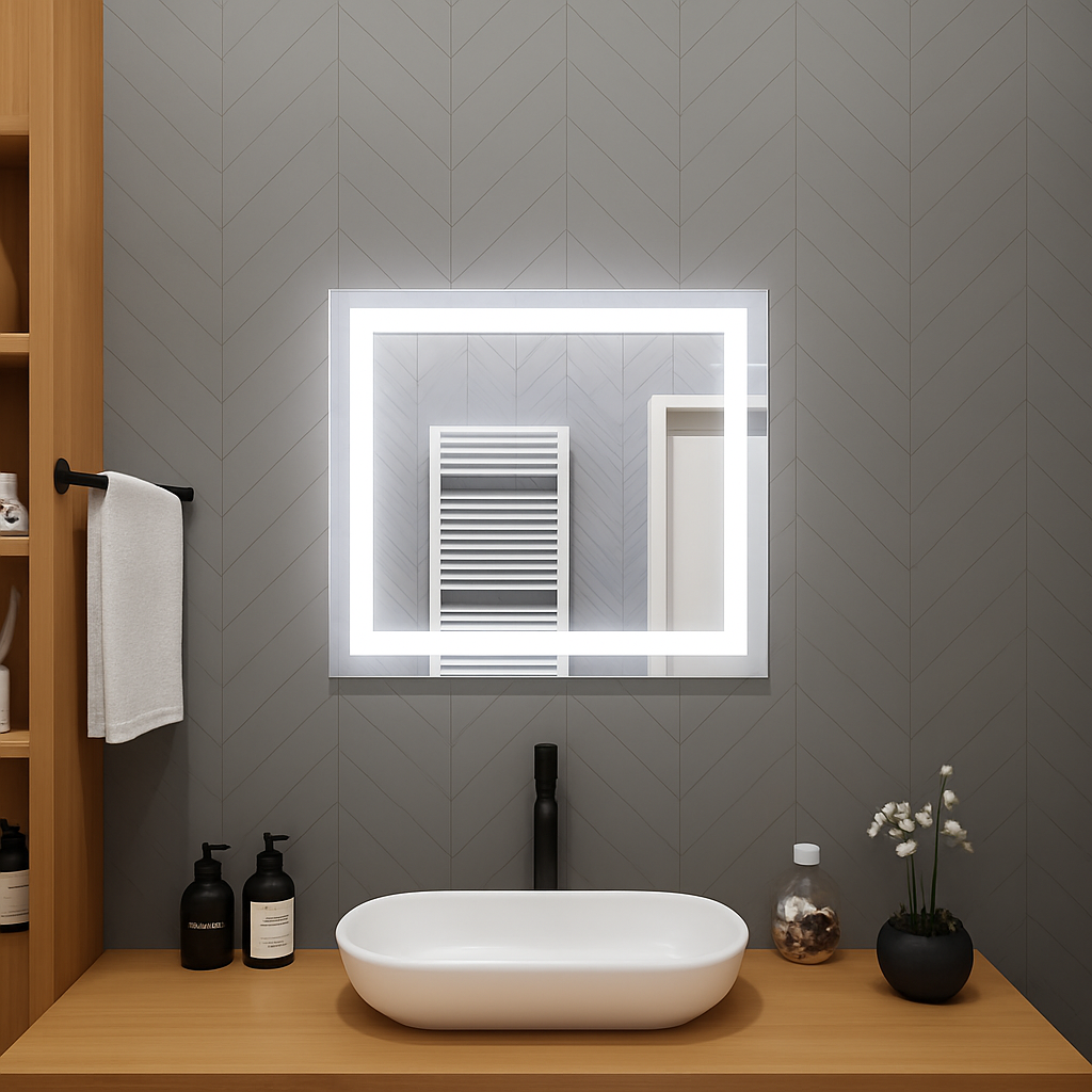 Liberty • Front-Lit Mirror • 32" x 32" • 2 Piece