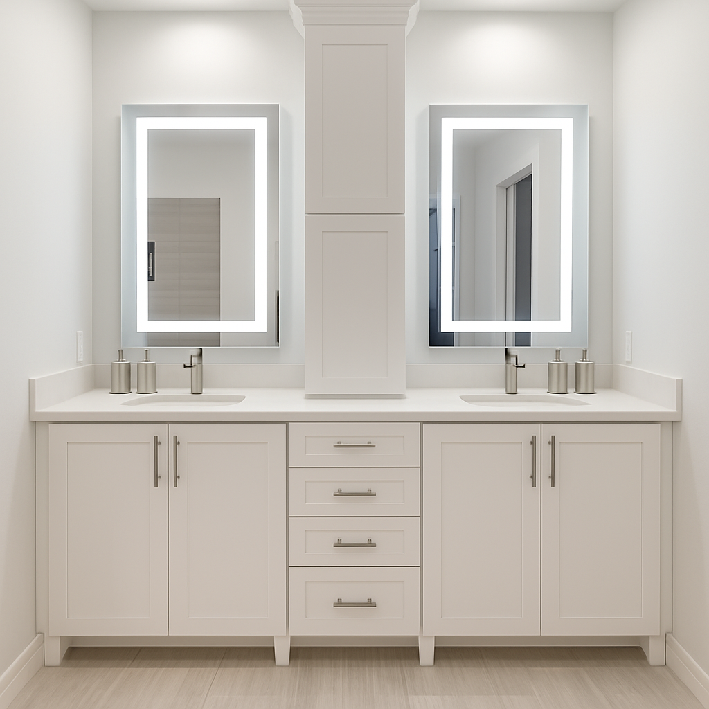 Liberty Front-Lit Mirror 36" x 72" 2 Piece #inspo