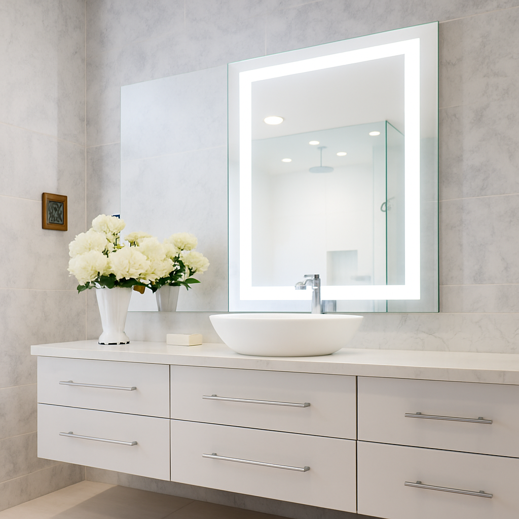 Liberty • Front-Lit Mirror • 40" x 48" • 2 Piece