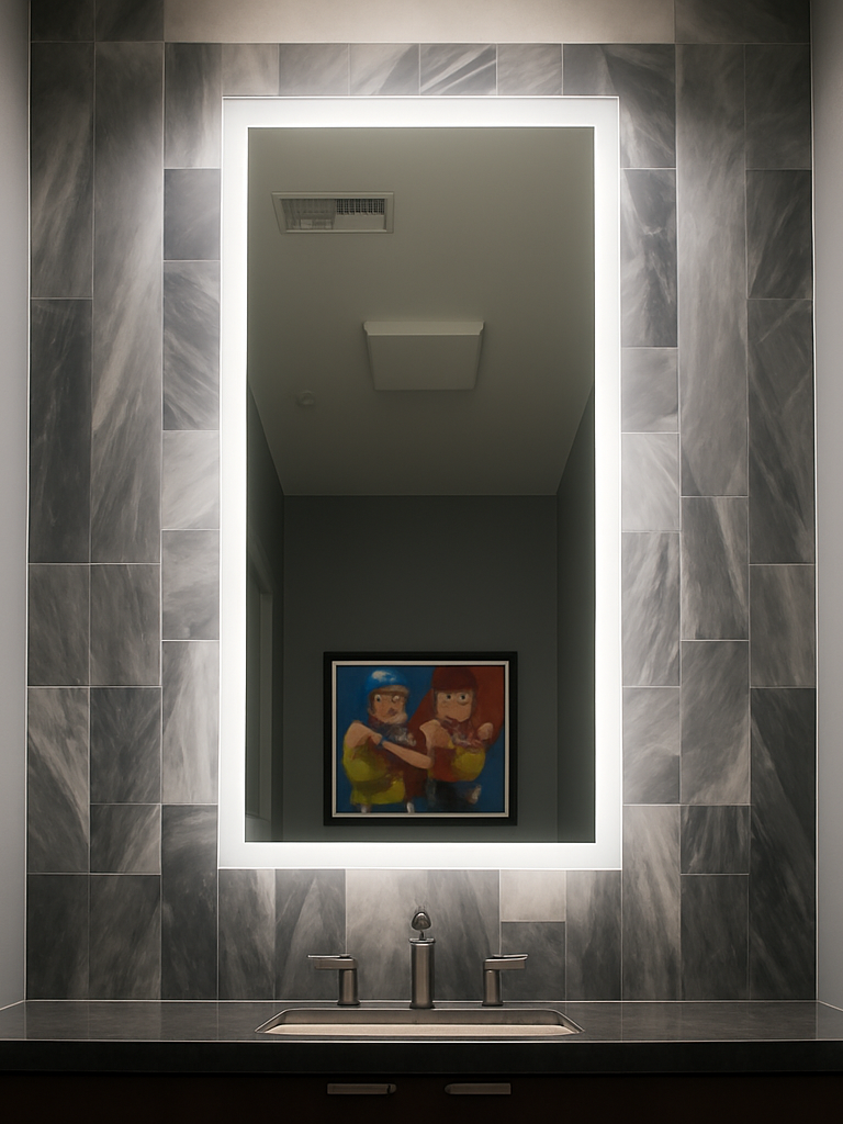 Lexington Side-Lit Mirror 22" x 62" 2 Piece #inspo