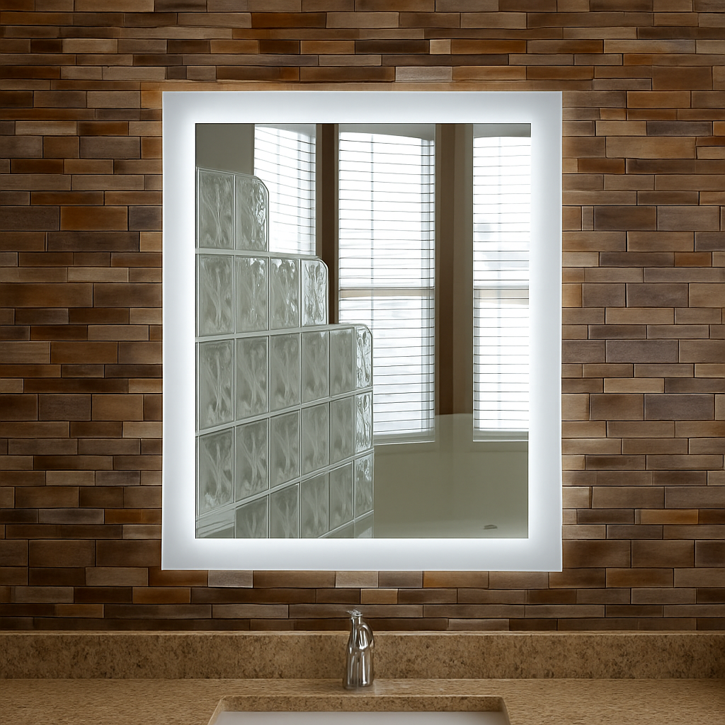Lexington • Side-Lit Mirror • 32" x 36" • 2 Piece