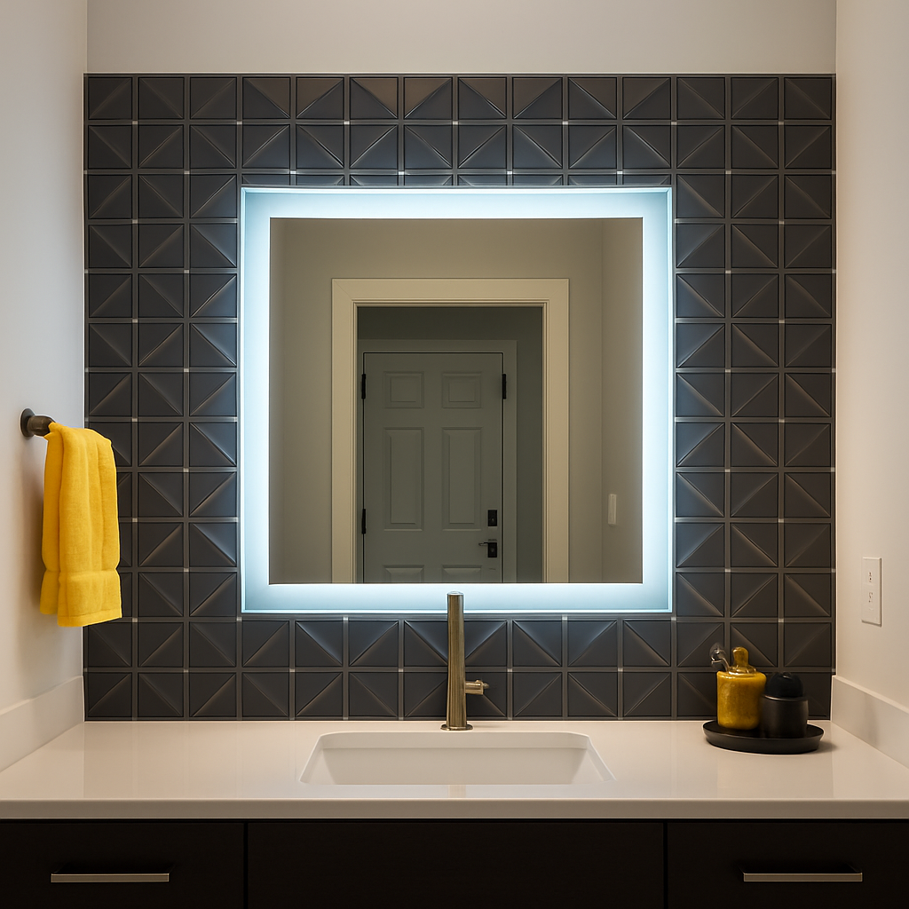 Lexington • Side-Lit Mirror • 32" x 48" • 2 Piece
