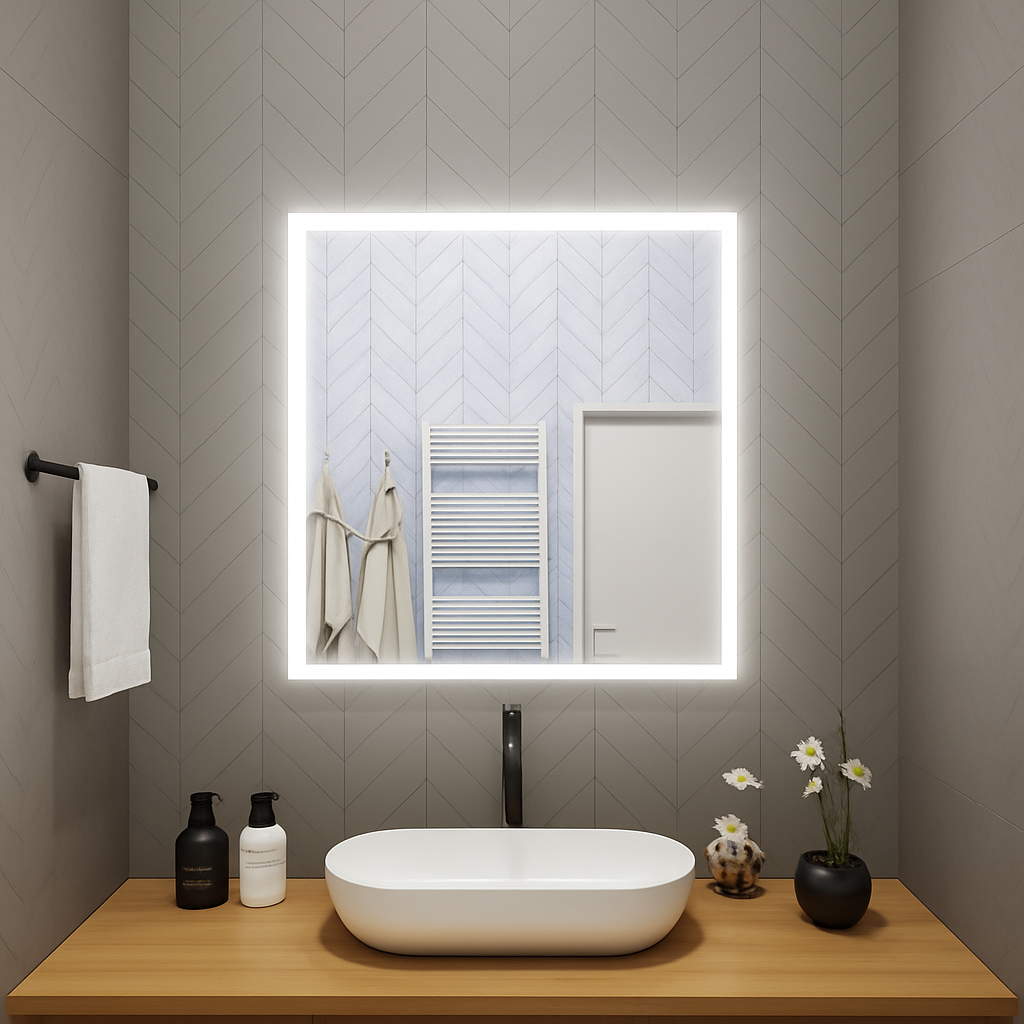 Lexington • Side-Lit Mirror • 36" x 40" • 2 Piece