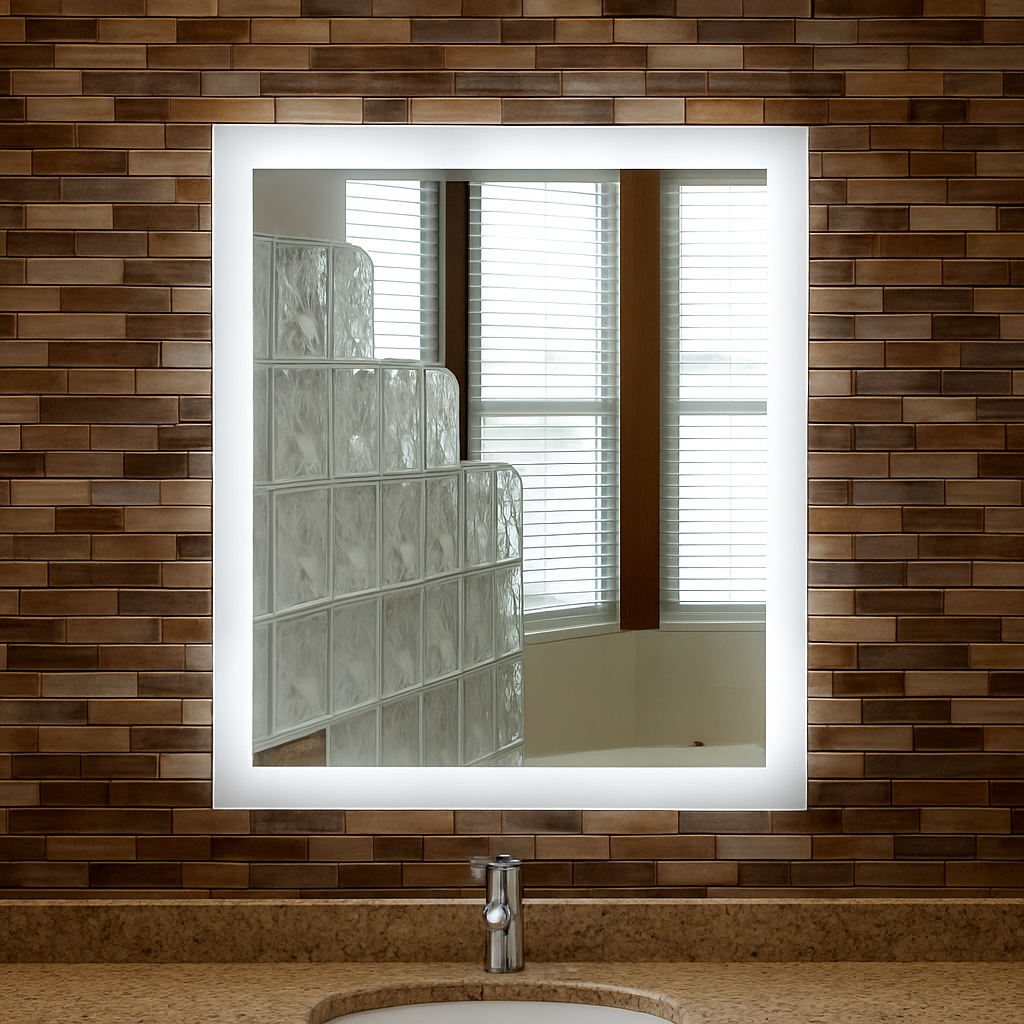 Lexington • Side-Lit Mirror • 36" x 40" • 2 Piece