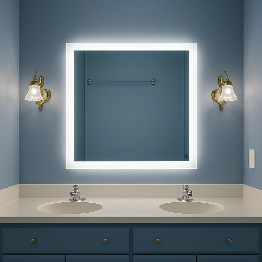 Lexington • Side-Lit Mirror • 36" x 40" • 2 Piece