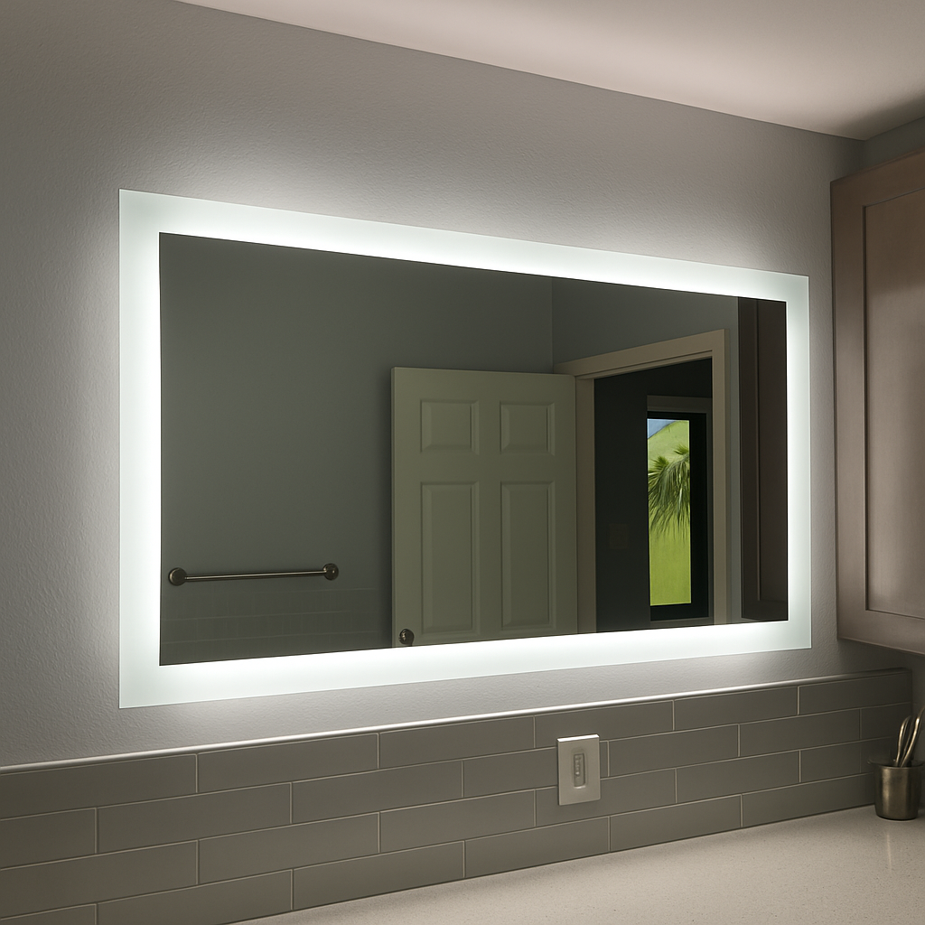 Lexington • Side-Lit Mirror • 60" x 40" • 2 Piece