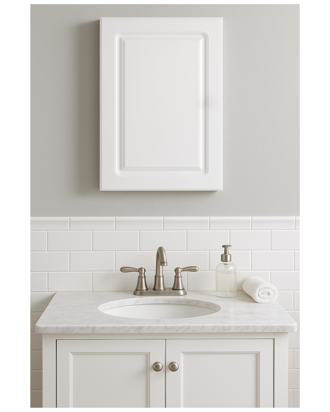 Wood Panel Medicine Cabinets