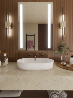 LED Mirror (Front-Lighted Bars) - 24" x 32"