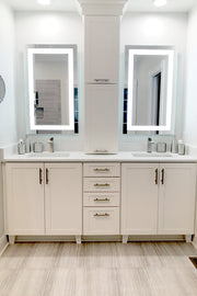 LED Bathroom Vanity Mirror Rectangular Front Lighted 32x48 C