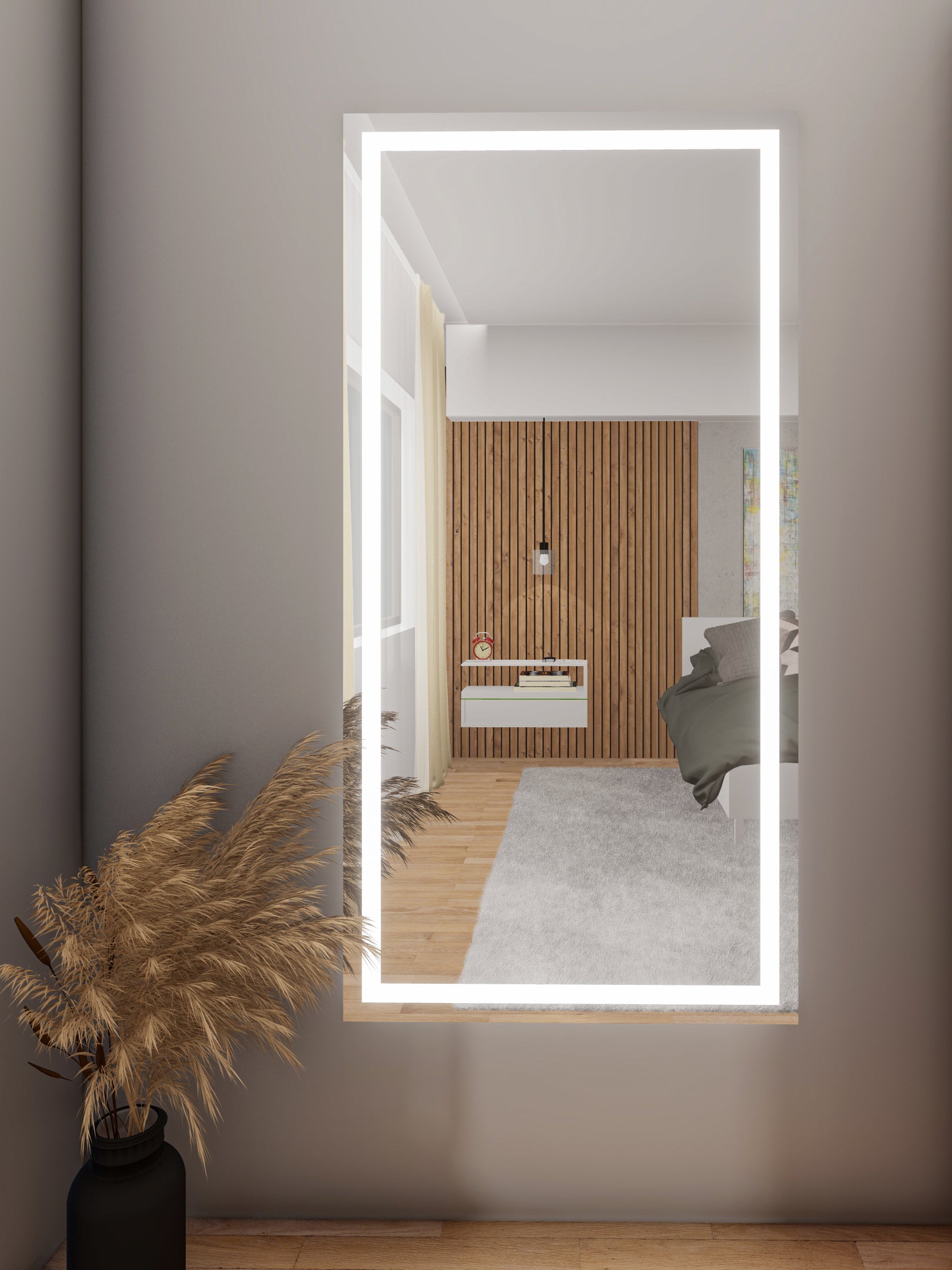 LED Mirror (Front-Lighted) 36" x 72"