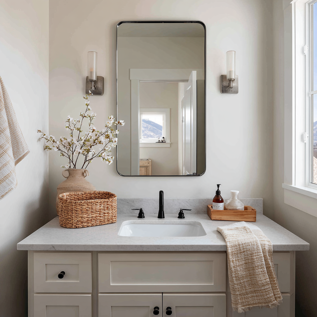 Framed Metal Mirrors