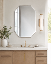 Octagon Frameless Mirror
