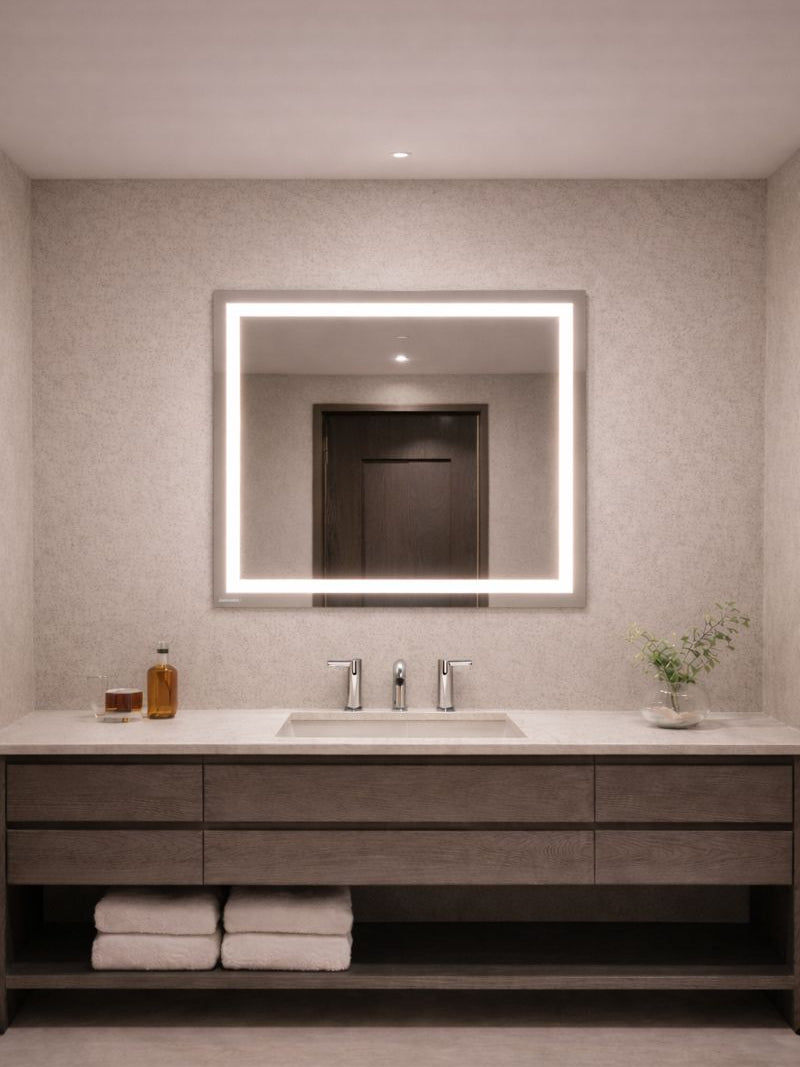 LED Mirror (Front-Lighted) 44" x 40"