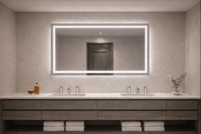 LED Mirror (Front-Lighted) 44" x 32" | 2-Piece