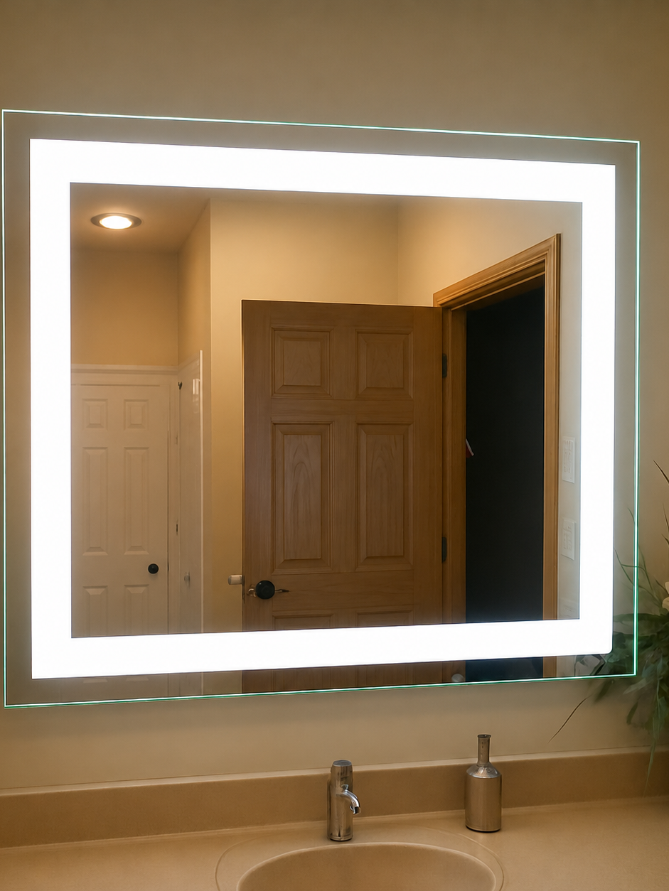 Liberty • Front-Lit Mirror • 48" x 40" • 2 Piece