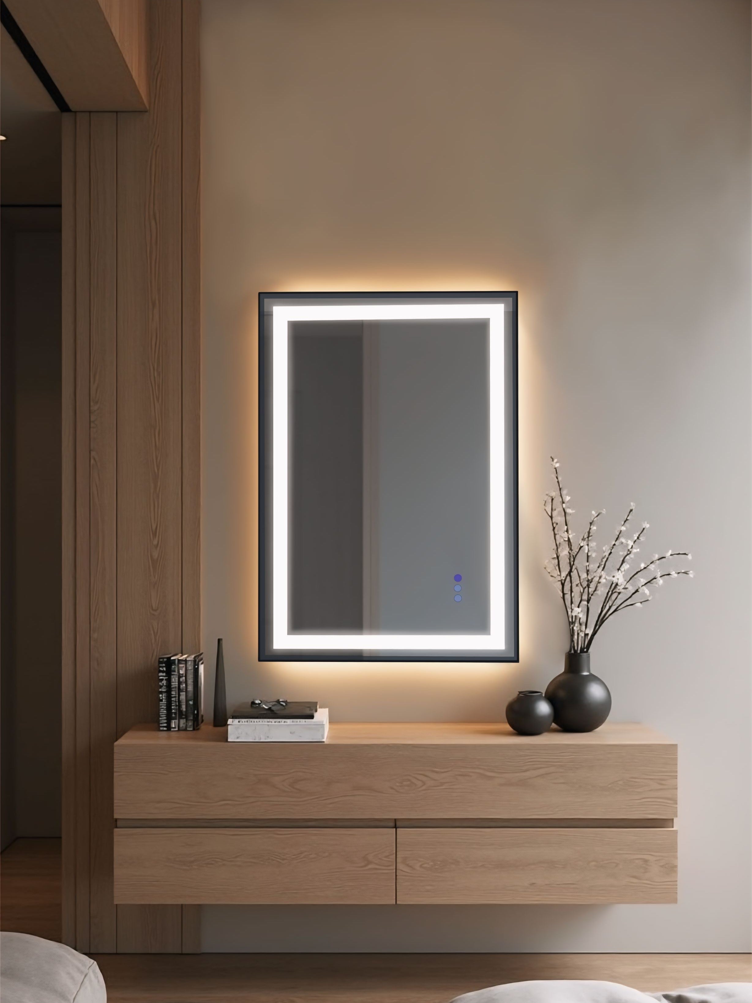 Metal Framed LED Mirror