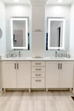 LED Bathroom Vanity Mirror Rectangular Front Lighted 24x36 C