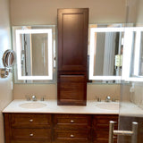 LED Bathroom Vanity Mirror Rectangular Front Lighted 28x40 F