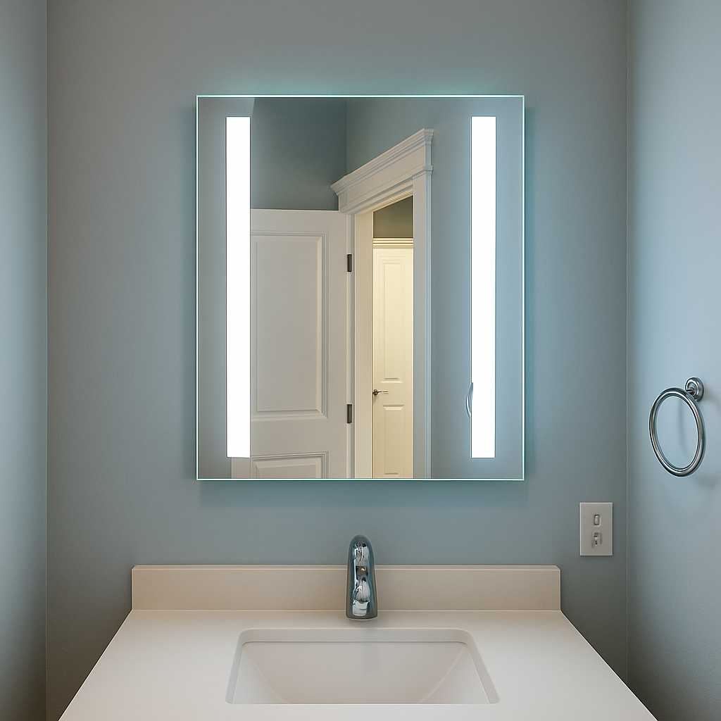 Lincoln Front-Lit Bars Mirror 24" x 32" 2 Piece #inspo