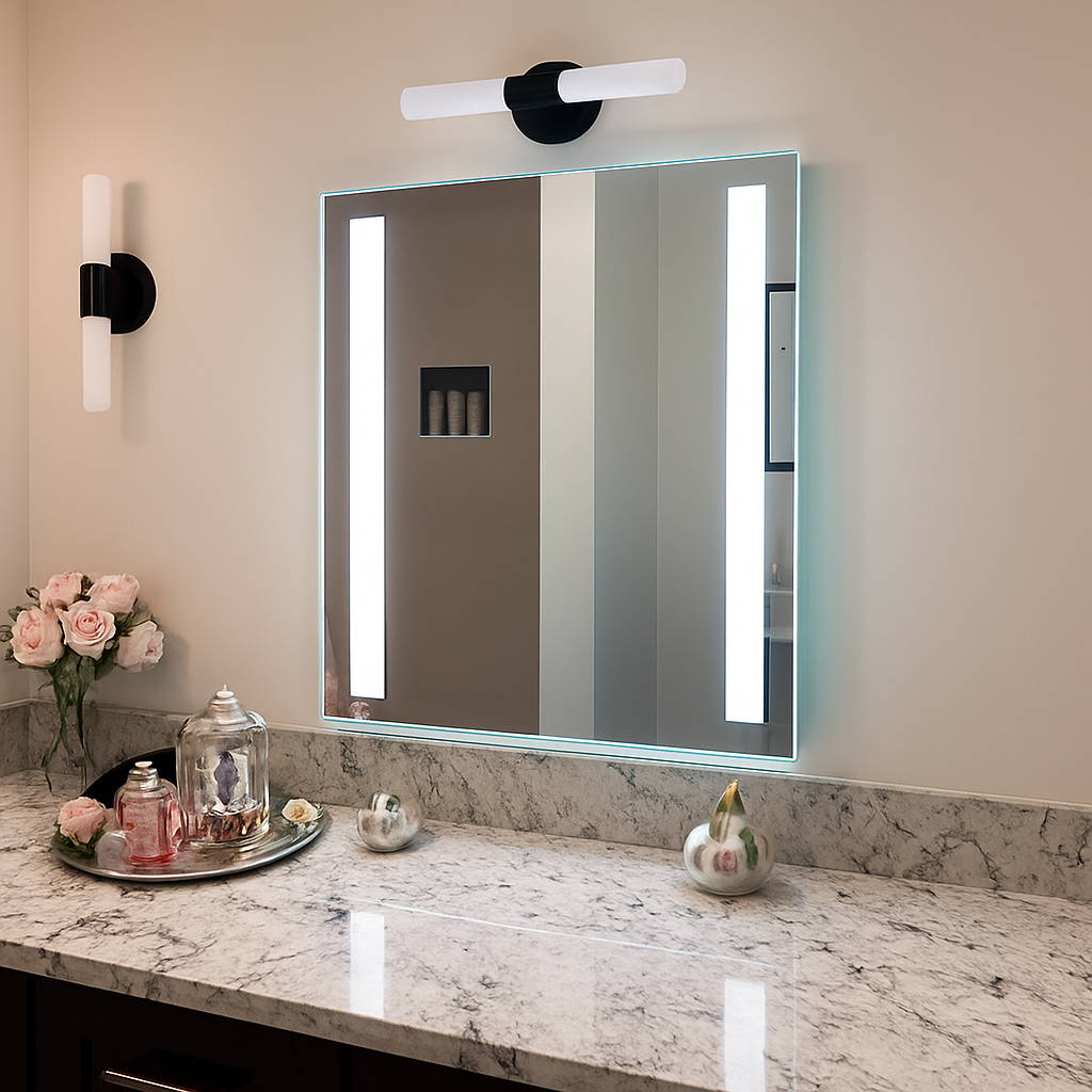 Lincoln Front-Lit Bars Mirror 28" x 36" 2 Piece #inspo