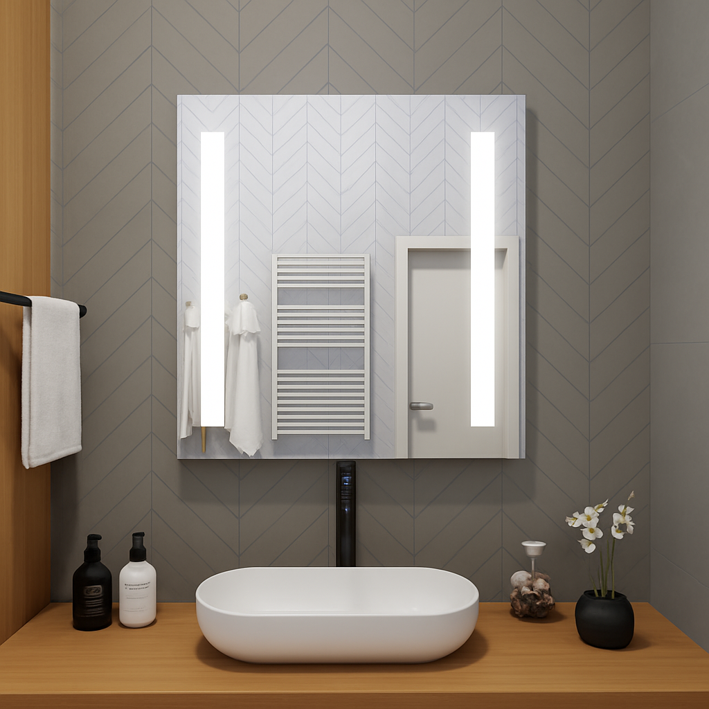 Lincoln Front-Lit Bars Mirror 36" x 40" 2 Piece #inspo