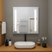 Lincoln Front-Lit Bars Mirror 36" x 40" 2 Piece #inspo