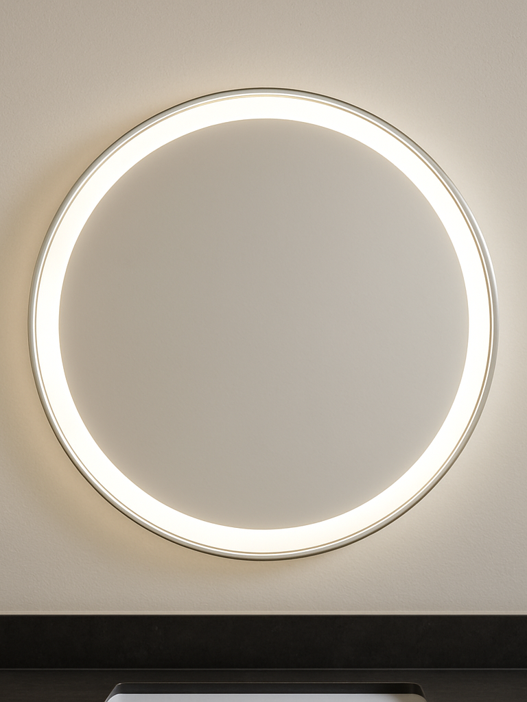 Largo • Front-Lit Round Mirror • 24" Round • 1 Piece