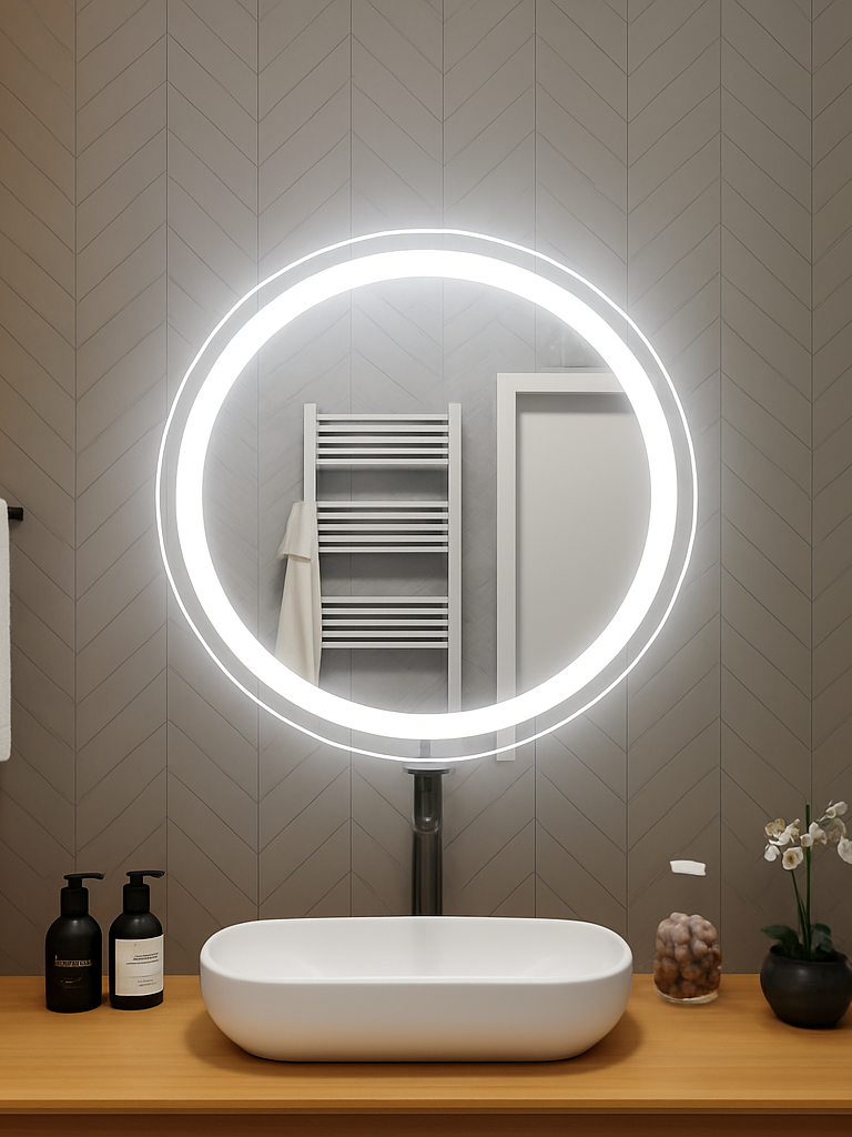 Largo • Front-Lit Round Mirror • 32" Round • 1 Piece