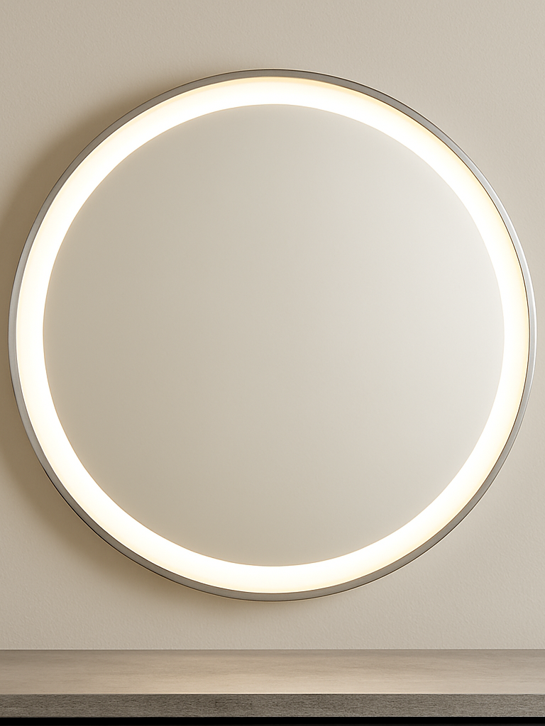 Largo • Front-Lit Round Mirror • 32" Round • 1 Piece