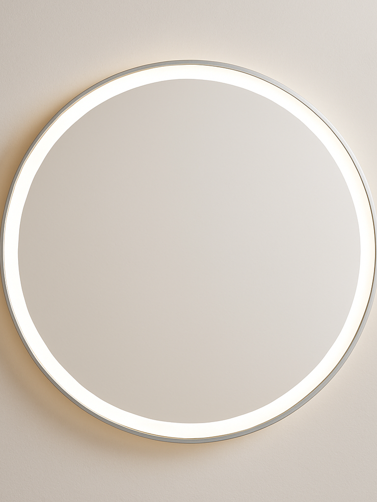 Largo • Front-Lit Round Mirror • 48" Round • 1 Piece