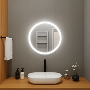 Lakeland Side-Lit Round Mirror 24" Round 2 Piece #inspo
