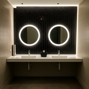Lakeland Side-Lit Round Mirror 24" Round 2 Piece #inspo