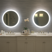 Lakeland Side-Lit Round Mirror 24" Round 2 Piece #inspo