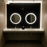 Lakeland Side-Lit Round Mirror 36" Round 2 Piece #inspo