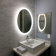 Laurel • Side-Lit Oval Mirror • 30" x 36" • 2 Piece