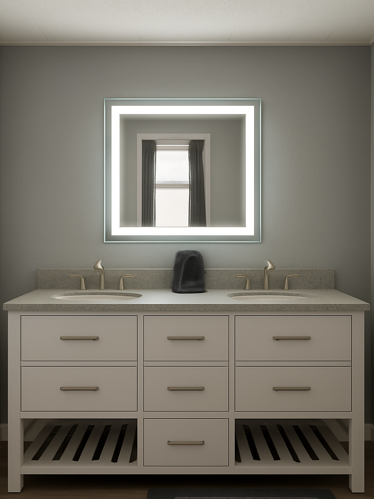 Liberty • Front-Lit Mirror • 20" x 28" • 2 Piece
