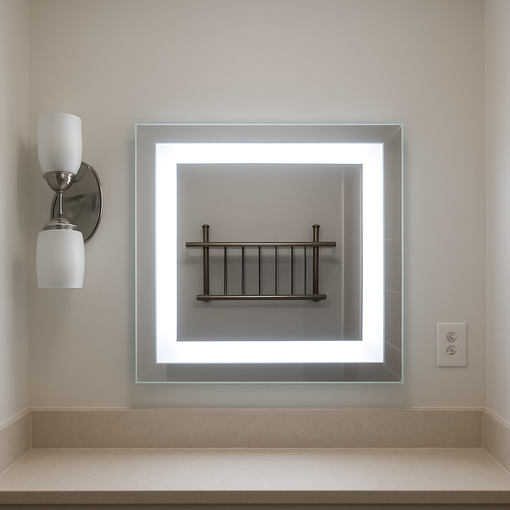 Liberty • Front-Lit Mirror • 24" x 24" • 2 Piece