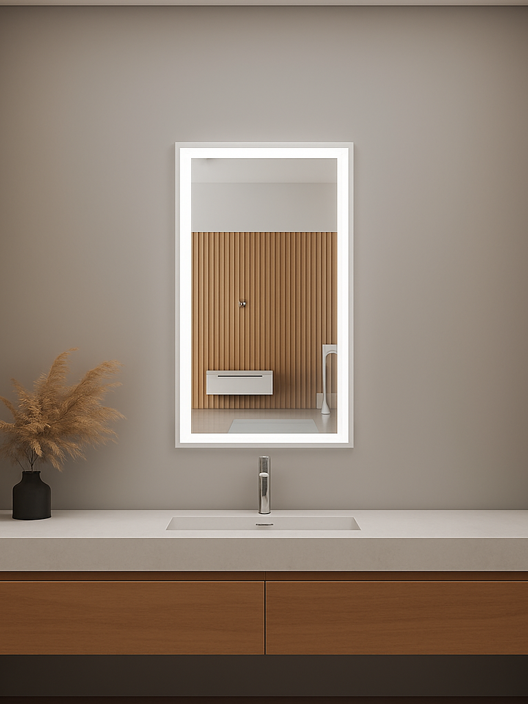 Liberty • Front-Lit Mirror • 24" x 48" • 2 Piece